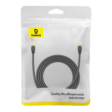 Заредете изображение във визуализатора на галерията – Baseus fast network cable RJ-45 cat.8 40Gbps 2m round - black

