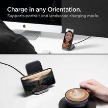 Заредете изображение във визуализатора на галерията – Spigen PF2102 ARCFIELD WIRELESS CHARGER 15W BLACK
