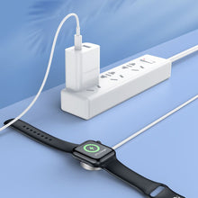 Заредете изображение във визуализатора на галерията – HOCO wireless charger Type C for Apple Watch 3W CW39C white
