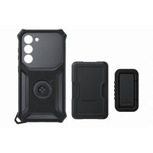 Заредете изображение във визуализатора на галерията – Samsung Rugged Gadget Case for Samsung Galaxy S23 Rugged Cover Ring Holder Stand gray (EF-RS911CBEGWW)

