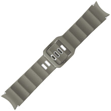 Заредете изображение във визуализатора на галерията – Samsung Rugged Sport Band strap Samsung Galaxy Watch (5/4 series) gray (M/L) (ET-SDR91LJEGEU)
