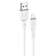 Заредете изображение във визуализатора на галерията – Acefast cable usb a tp lightning 8-pin mfi 2,4a c2-02 silicone 1,2m white
