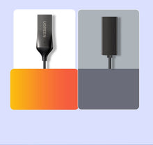 Заредете изображение във визуализатора на галерията – Ugreen Bluetooth 5.0 audio receiver cable USB AUX audio jack adapter black (70601 CM309)

