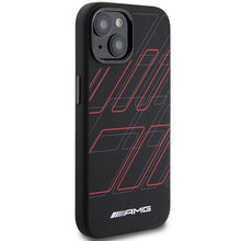 Заредете изображение във визуализатора на галерията – AMG Silicone Large Rhombuses Pattern MagSafe Case for iPhone 15 Plus / 14 Plus - Black
