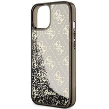 Заредете изображение във визуализатора на галерията – Original faceplate case GUESS GUHCP14XLC4PSGU for iPhone 14 PRO MAX (Liquid Glitter 4G Translucent / purple)
