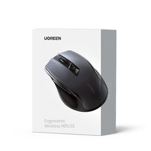 Заредете изображение във визуализатора на галерията – Ugreen USB Optical Wireless Mouse 2.4GHz 4000 DPI black (MU006)
