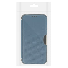 Заредете изображение във визуализатора на галерията – Razor Carbon Book Case for Iphone 14 Pro Max navy
