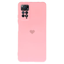 Заредете изображение във визуализатора на галерията – Vennus Silicone Heart Case for Xiaomi Redmi Note 11 Pro/Note 11 Pro 5G design 1 pink
