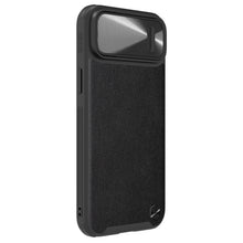 Заредете изображение във визуализатора на галерията – Nillkin CamShield Leather S Case iPhone 14 Plus cover with camera cover black
