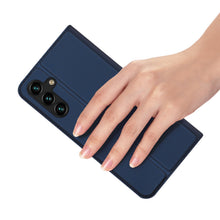 Заредете изображение във визуализатора на галерията – Dux Ducis Skin Pro case for Samsung Galaxy A14 5G flip cover card wallet stand blue
