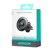 Заредете изображение във визуализатора на галерията – Joyroom car magnetic phone holder for air vent black (JR-ZS366)
