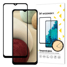 Заредете изображение във визуализатора на галерията – Wozinsky Super Tough Full Glue Tempered Glass Full Screen With Frame Case Friendly Samsung Galaxy A32 5G Black
