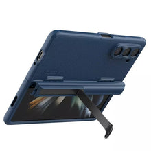 Заредете изображение във визуализатора на галерията – Nillkin Super Frosted Shield Fold Case for Samsung Galaxy Z Fold 5 5G blue (bracket)
