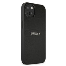 Заредете изображение във визуализатора на галерията – Guess GUHCP13MPSASBBK iPhone 13 6,1" czarny/black Saffiano Strap
