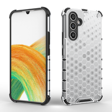 Заредете изображение във визуализатора на галерията – Honeycomb case for Samsung Galaxy A54 5G armored hybrid case black
