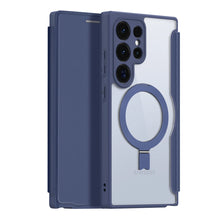 Заредете изображение във визуализатора на галерията – Dux Ducis Skin X Pro case with magnetic ring / stand for Samsung S24 Ultra - blue
