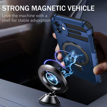 Заредете изображение във визуализатора на галерията – Tel Protect Armor Magsafe Metal Ring Case for Iphone 11 blue
