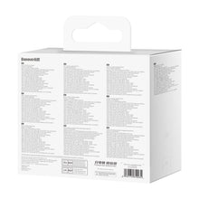 Заредете изображение във визуализатора на галерията – Baseus GaN5 Pro fast charger 2xUSB-C + USB 140W EU white (CCGP100202)
