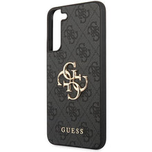 Заредете изображение във визуализатора на галерията – Guess GUHCS23M4GMGGR S23+ S916 grey/grey hardcase 4G Big Metal Logo
