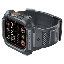 Заредете изображение във визуализатора на галерията – Spigen Rugged Armor Pro Case for Apple Watch Ultra 1/2 (49 mm) - Dark Gray
