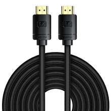 Заредете изображение във визуализатора на галерията – Baseus High Definition Series HDMI 8K - HDMI 8K cable 10m black
