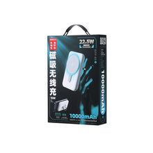 Заредете изображение във визуализатора на галерията – Remax Miles Series Powerbank with inductive charging 10000mAh 22.5W white (RPP-85)
