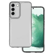 Заредете изображение във визуализатора на галерията – Crystal Diamond 2mm Case for Samsung Galaxy S23 Plus Transparent black
