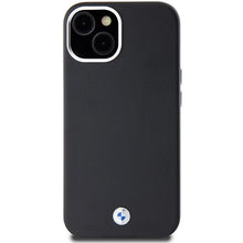 Заредете изображение във визуализатора на галерията – BMW Signature Wrapped Metal MagSafe Case for iPhone 14/15/13 - Black
