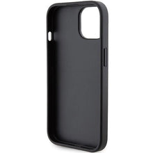 Заредете изображение във визуализатора на галерията – Karl Lagerfeld Gripstand Saffiano Karl&amp;Choupette Pins case for iPhone 15 - black
