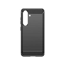 Заредете изображение във визуализатора на галерията – Carbon Case for Samsung Galaxy S24 Flexible Silicone Carbon Cover - Black
