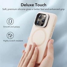 Заредете изображение във визуализатора на галерията – ESR Cloud Kickstand Halolock case with MagSafe for iPhone 15 Pro - beige
