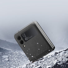 Заредете изображение във визуализатора на галерията – Dux Ducis Bril case for Samsung Galaxy Z Flip 3 cover made of ecological leather black
