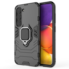 Заредете изображение във визуализатора на галерията – Ring Armor case for Samsung Galaxy S23 armored cover magnetic holder ring black
