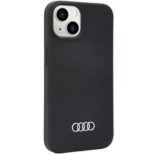 Заредете изображение във визуализатора на галерията – Original Case AUDI hardcase Silicone Case AU-LSRIP14-Q3/D1-BK for Iphone 14 black
