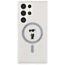 Заредете изображение във визуализатора на галерията – Karl Lagerfeld IML Ikonik MagSafe case for Samsung Galaxy S23 Ultra - transparent
