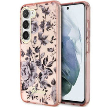 Заредете изображение във визуализатора на галерията – Guess GUHCS23SHCFWSP S23 S911 pink/pink hardcase Flower Collection
