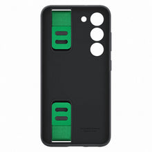 Заредете изображение във визуализатора на галерията – Samsung Silicone Grip Cover Case for Samsung Galaxy S23 silicone cover with wrist strap black (EF-GS911TBEGWW)
