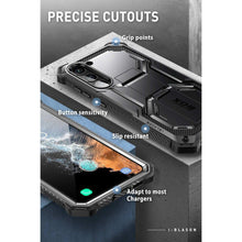 Заредете изображение във визуализатора на галерията – Supcase IBLSN ARMORBOX 2-SET GALAXY S23 BLACK
