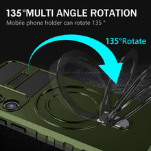 Заредете изображение във визуализатора на галерията – Tel Protect Armor Magsafe Metal Ring Case for Samsung Galaxy S23 green
