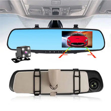 Заредете изображение във визуализатора на галерията – Car Dash Cam DVR-01 Mirror 4,0 inches + rear camera
