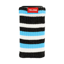 Заредете изображение във визуализатора на галерията – TelOne mobile phone sock with neck strap, stripes design 09
