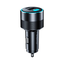 Заредете изображение във визуализатора на галерията – Choetech fast car charger 130W 2xUSB-C + USB-A black (TC0011)
