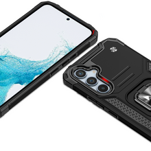 Заредете изображение във визуализатора на галерията – Wozinsky Ring Armor case for Samsung Galaxy A34 5G armored cover magnetic holder ring black
