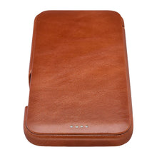 Заредете изображение във визуализатора на галерията – iCarer Curved Edge Vintage Folio leather case iPhone 12 Pro Max brown (RIX1202 brown)
