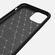 Заредете изображение във визуализатора на галерията – Carbon Case flexible cover for iPhone 11 Pro Max black
