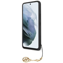 Заредете изображение във визуализатора на галерията – Guess GUHCS23SGF4GGR S23 S911 grey/grey hardcase 4G Charms Collection
