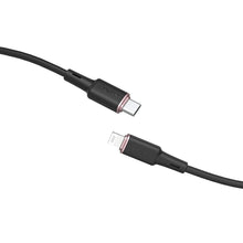 Заредете изображение във визуализатора на галерията – Acefast cable type c to lightning 8-pin mfi 3a pd30w c2-01 silicone 1,2m black
