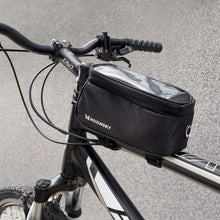 Заредете изображение във визуализатора на галерията – Wozinsky phone bag for bike frame on the frame phone cover for 6.5 inch 1.5L black (WBB2BK)
