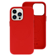 Заредете изображение във визуализатора на галерията – MagSafe Leather Case Iphone 13 Red
