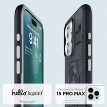 Заредете изображение във визуализатора на галерията – SPIGEN Classic C1 Mag compatible with MagSafe for IPHONE 15 PRO MAX graphite
